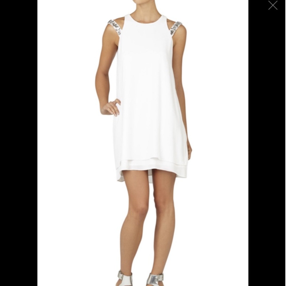 BCBG MAxAzria Selina Layered Aline Dress